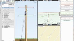 Spatial Data AI created an export tool that outputs digital twin models of powerline assets for immediate use in SPIDAcalc, accelerating analysis of electrical infrastructures. Source: Spatial Data AI.